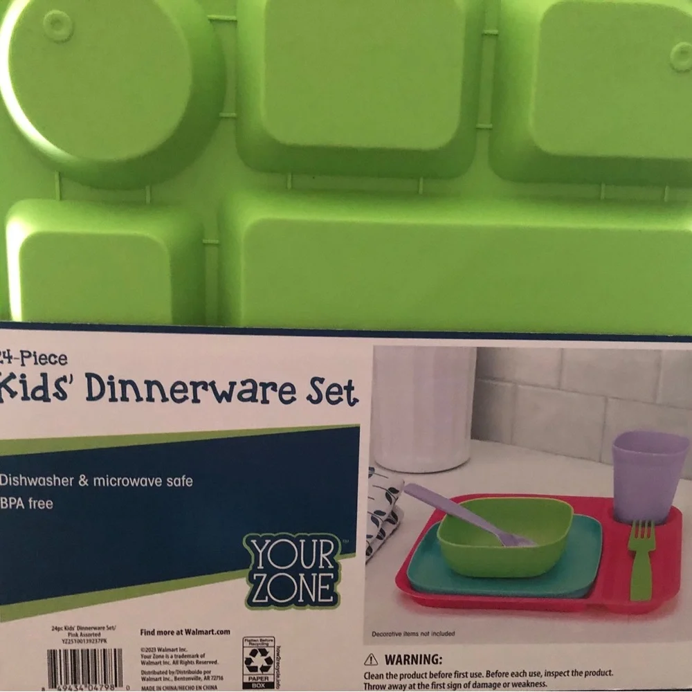 Kids' Dinnerware Set - Multicolor - Picture 4 of 4